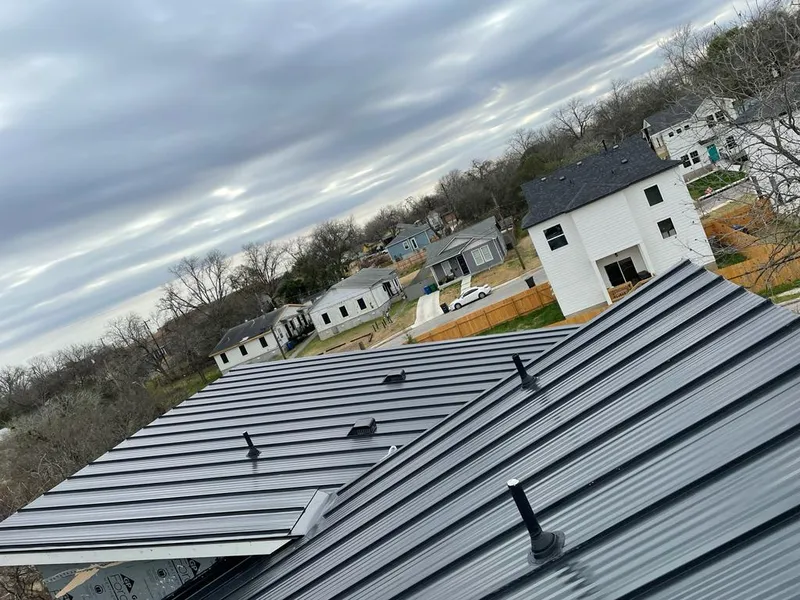 Standing seam metal roof panels with vents for Skylight Repair in Three Rivers
